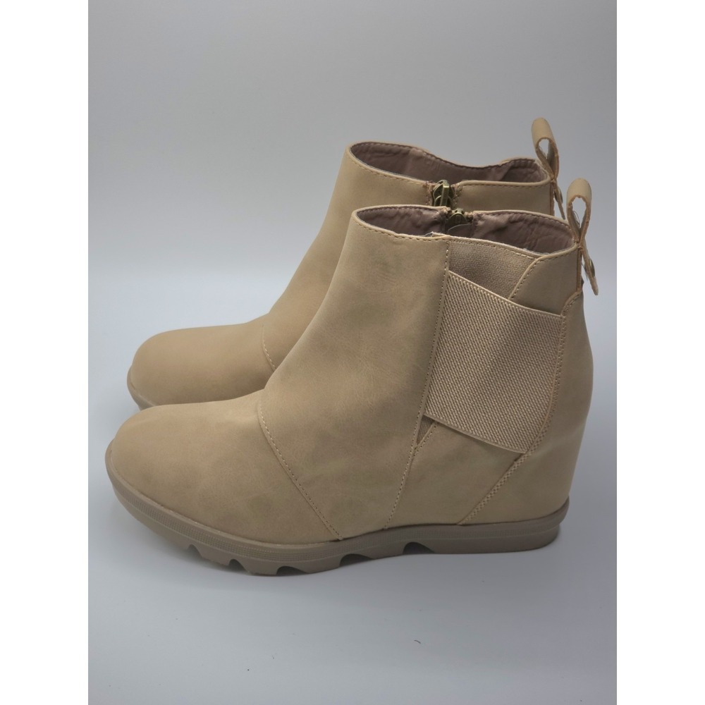 Forever Women's Wedge‎ Boots Comfortable Ankle Wedge Booties Size 6